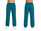 Men s Medical Scrub Pants Straight Leg 3 Pockets Elastic Waist Uniform