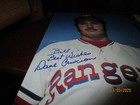 Dave Criscion Texas Rangers Signed 8x10 Baseball Photo To Bill Spring Training