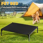 Elevated Dog Bed For Large Dog Portable Raised Dog Cot W  Metal Frame Xl