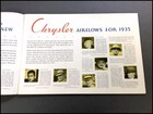 1935 Chrysler Airflow 32-page Vintage Car Sales Brochure Catalog - Imperial