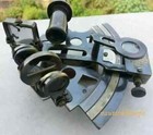 Nautical Brass Marine Antique Sextant Maritime With Wooden Box Vintage Gift