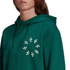 Adidas Originals Essential Hoodie Men   s Green Fleece Pullover Sweatshirt  491