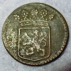 Certificate Authenticity 1749 New York Half Penny Voc Dutch Colonial Holland 1 2