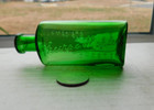 Stunning Rare Green Druggist Embossed pharmacists Cheers   Hopley Chester