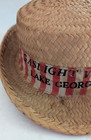 Vintage Straw Hat Souvenir From Gaslight Village Lake George  N y  