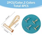 4pcs 2 Colors Alloy Pin To Pendant Converter Brooch Pendant Converters Conver   