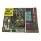 Vtg 1970s Macrame Books Lot Of 3 Wall Hangings  Plant Hanger Basic Macrame Knots