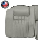 1996 Chevy Impala Ss Second Row Lean Back Perforated Leatherette Seat Cover Gray