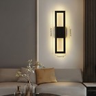Led Wall Light Indoor Cube Modern Bedroom Living Room Wall Sconce Lamp Dimmable