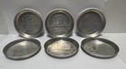 Drink Coasters Vintage Stanhome Stanley Homes Aluminum Metal Cocktail Lot Of 6