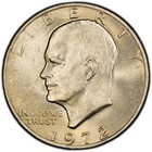 1972 Type 2 Eisenhower Dollar - Pcgs Ms 63
