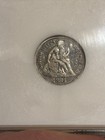 1884 Seated Liberty Dime In A Old Anacs Soap Box Vf 20