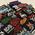 Lot Of 20 Heavy Metal Punk Music Rock Band Patches Wholesale Iron-on Appliques