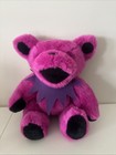 12  Fuchsia Jointed Grateful Dead Plush Bear 1990 Liquid Blue Rare 
