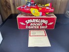 Flash Gordan Tin Friction Sparkling 2004 Rocket Fighter Ship