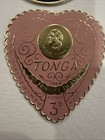 1964 Tonga 3d Siling Heart Stamp   1962 Queen Salote 2d Tonga Stamp