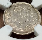 1900 Canada 5 C   Large Date Ngc Graded Xf40 