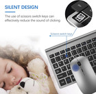 Wireless Keyboard And Mouse Ultra Slim Combo   2 4g Silent Compact Usb
