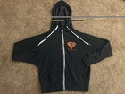 Supergirl Season One Charcoal Black Jacket Hoodie Zipper Xs Rare Collectors