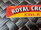 Old Porcelain Drink Royal Crown Cola Pop Soda Crate Case Box Tag Sign
