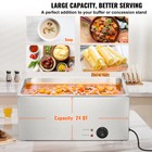 Commercial Electric Food Warmer Countertop Buffet 19qt 1200w Bain Marie