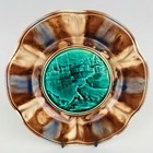 Set Of Four Antique Fabrique D   emaux Rubelles Faience Plates 21 5cm France C1855