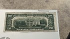 1934  20 Dollar Federal Reserve Note Misaligned Print And Offcut Monster Error  