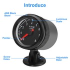 2  52mm Universal Car Tachometer Gauge Meter With Led Shift Light 0-8000 Rpm 12v
