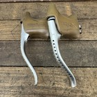 Cane Creek Dia-compe Road Bike Non-aero Brake Levers Pair Brown Hoods Drilliu 