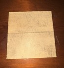 1922 - 1923 Iowa Citizen Hunting Permit License Fabric Cloth Patch Material