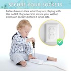 Baby-proof Outlet Covers  32 Pack  - Child Safety Electric Plug Protectors