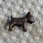Vintage Original Ideal Dog Food Metal  Advertising Dog Good Luck Charm Ornament 