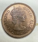 1965 Seychelles 1 Cent     Low Mintage 20 000     Elizabeth Ii