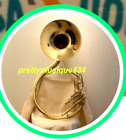 Sousaphone 16  bell Of Pure Brass Metal In Golden Color With Box   Free Shipping