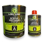 2k Clear Coat Automotive Paint Kit - 1 25 Quart  High Gloss Finish  Hardener Inc