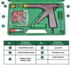 Tubeless Tire Gun Puncture Repair Kit Tire Patch Tools With Mushroom Plug Nozzle