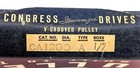 Nos  Vintage Congress 12 00    Od 1 2    Fixed Bore Die-cast V-belt Pulley  Ca1200