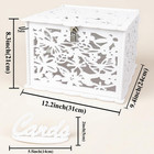 Wedding Card Box With Lock  White Card Boxes For Wedding Receptions Gift Money H