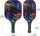 Pickleball Paddles Set  Usapa Pro Lightweight Graphite Pickleball Paddle Set Of 