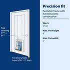 Petsafe Never Rust Plastic Doggie Door For Pets Up To 15 Lb Dog Cat Small