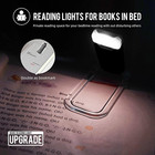 Book Reading Light  Portable Usb Rechargeable Led Clip On Book Lights For Readin