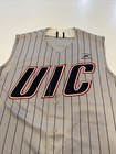 Game Worn Used Jersey Uic Flames Illinois Chicago Baseball Men   s Size 46  29