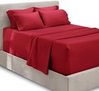 Bed Linen Set - King Size  6 Piece  Extra Deep Pocket    Microfiber