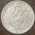 1914 1 5 Sol Peru Vf