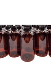 King 8oz  Amber Pet Boston Round Bottle No Caps - 24 410 Finish  189 Case Qty 