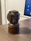 Antique Carbide Miner Lamp -justrite Made In Usa-4  Reflector