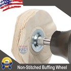 8  X40 Ply 5 8 Inch Arbor Hole Loose Non-stitched Cotton Polishing Buffing Wheel