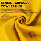 Vgo 1 3pairs Unlined Cow Grain Leather Work Gloves driver Gloves ca9590 