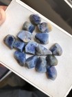 Natural Sapphire Rough  154 Carat Blue Sapphire Raw  15 Pieces  Specimen Crystal