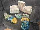 Reusable Diapers   Prefolds Bundle     Osocozy  Mioduo  11 Diapers   36 Prefolds 